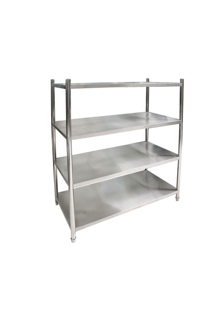 ESTANTERÍA ACERO INOX LISA 90x60x155 cm-0