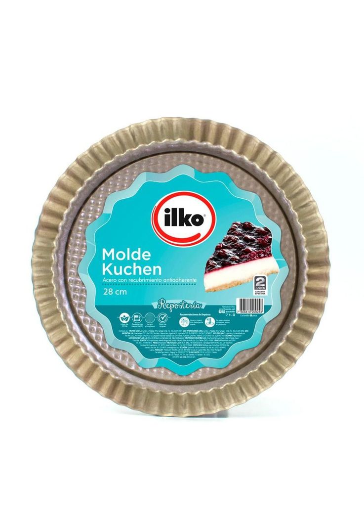 MOLDE ACERO CARBONO EASY CLEAN KUCHEN 28CM-1
