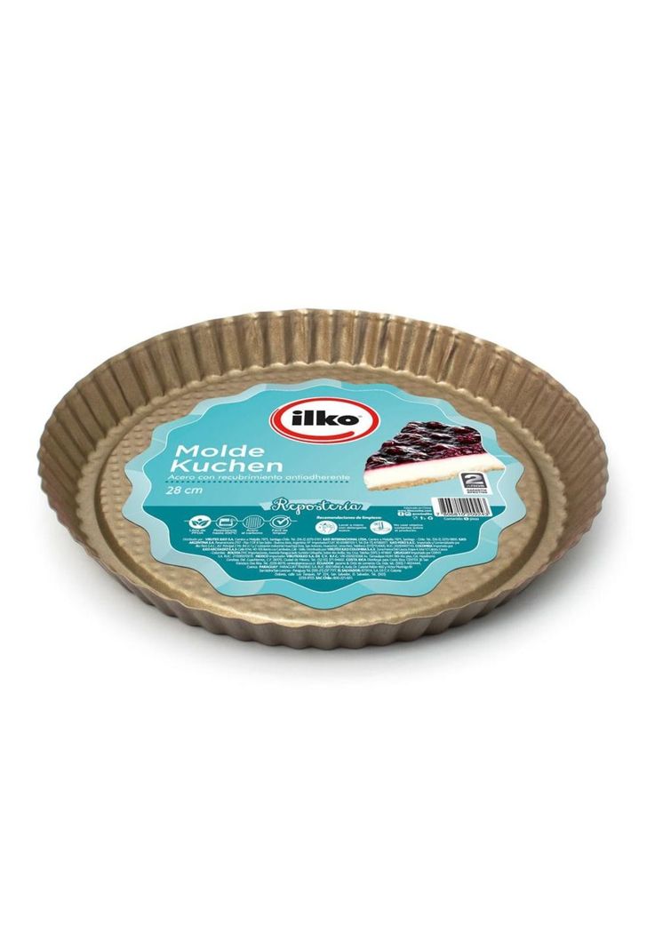 MOLDE ACERO CARBONO EASY CLEAN KUCHEN 28CM-2