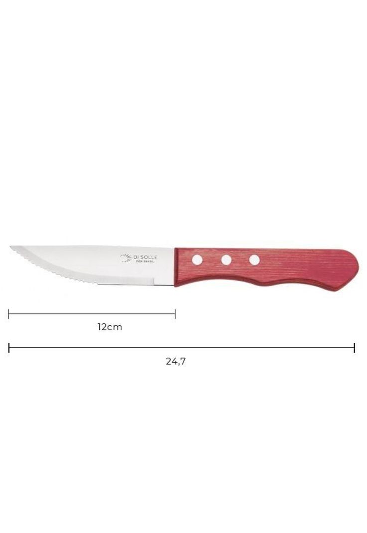 Pack De 6 Cuchillo Cuchillo Carnes Jumbo Sollewood-2
