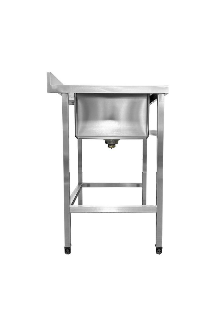 LAVADERO MURAL 1 TAZA ACERO INOX 60X60X85 CM-1