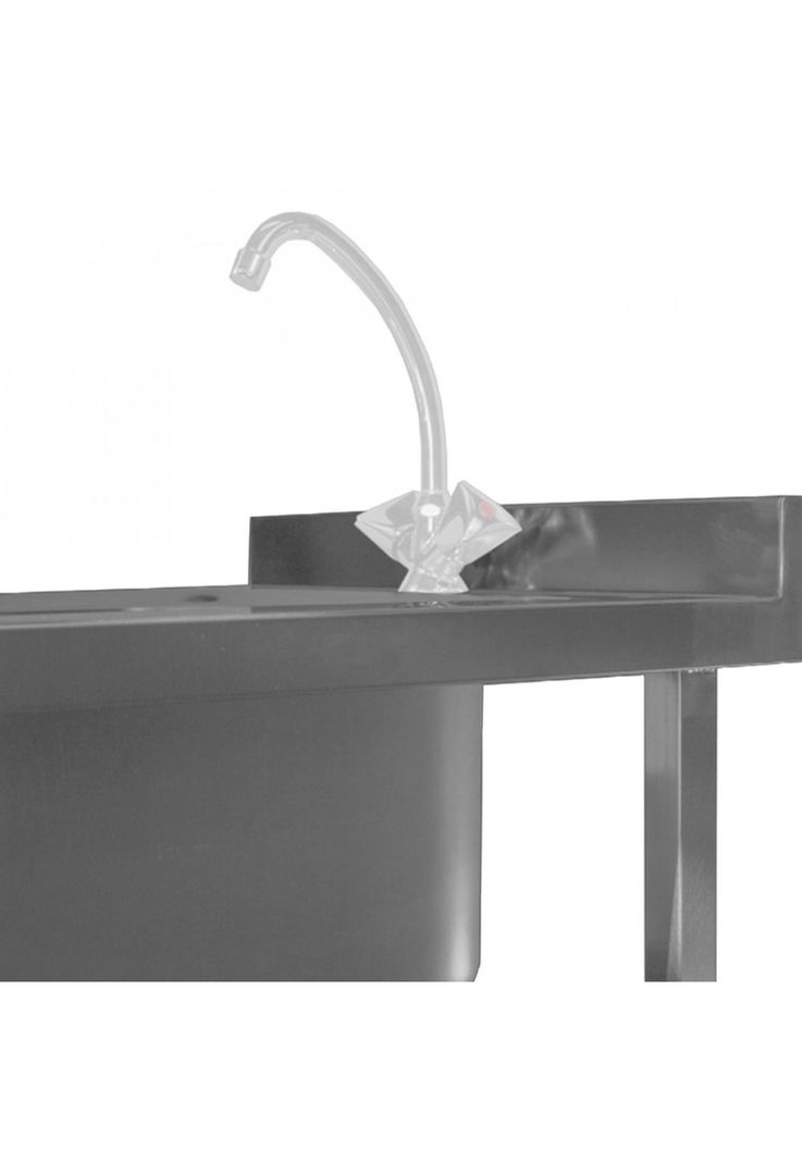 LAVADERO MURAL 1 TAZA ACERO INOX 60X60X85 CM-4