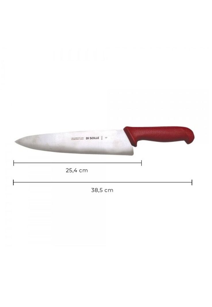 CUCHILLO MEDIO GOLPE ROJO HOJA DE 25,4 CMS.-2