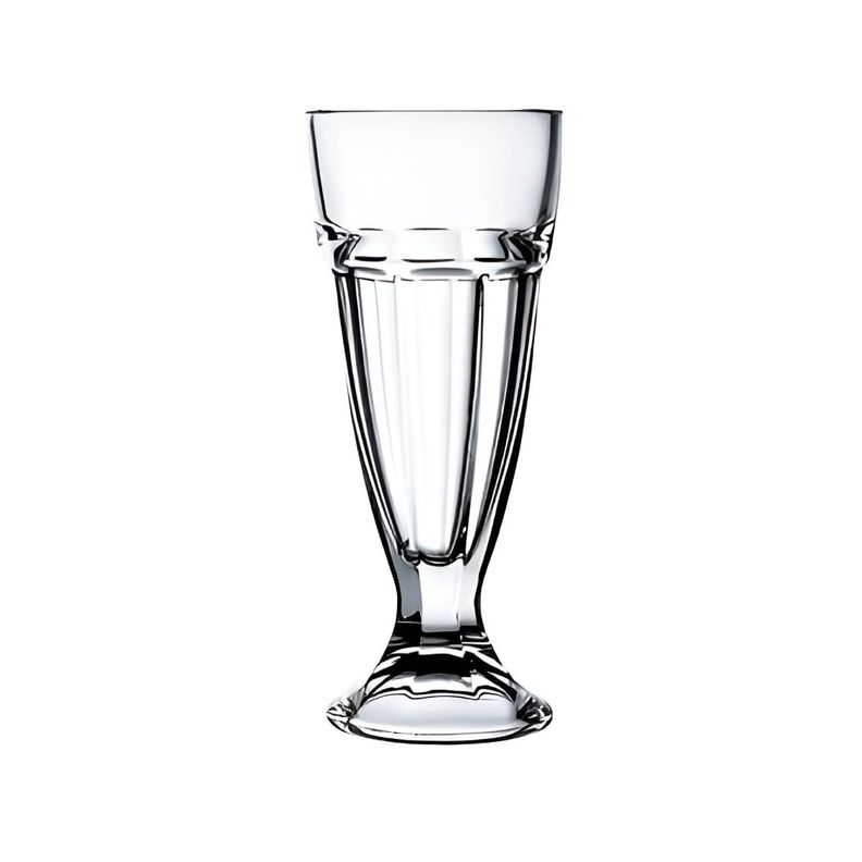 Set De 6 Copa Vidrio Ice Tea Postre Helado 107 Mm. Transparente
