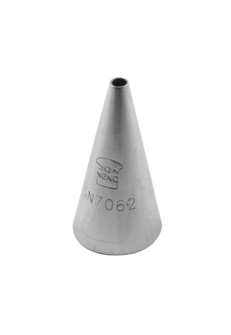 Set De 2 Boquilla Redonda Lisa Inox 3x18x35mm