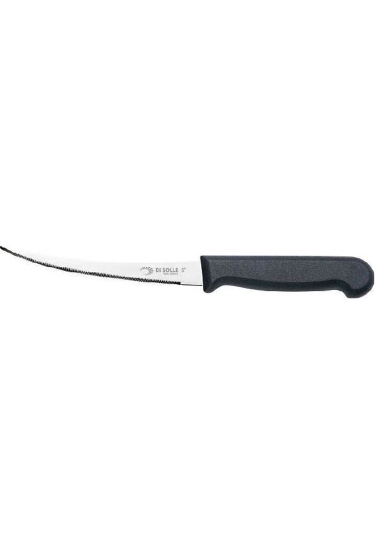 CUCHILLO CORTADOR DE TOMATES NEGRO HOJA DE 12,7 CMS-0