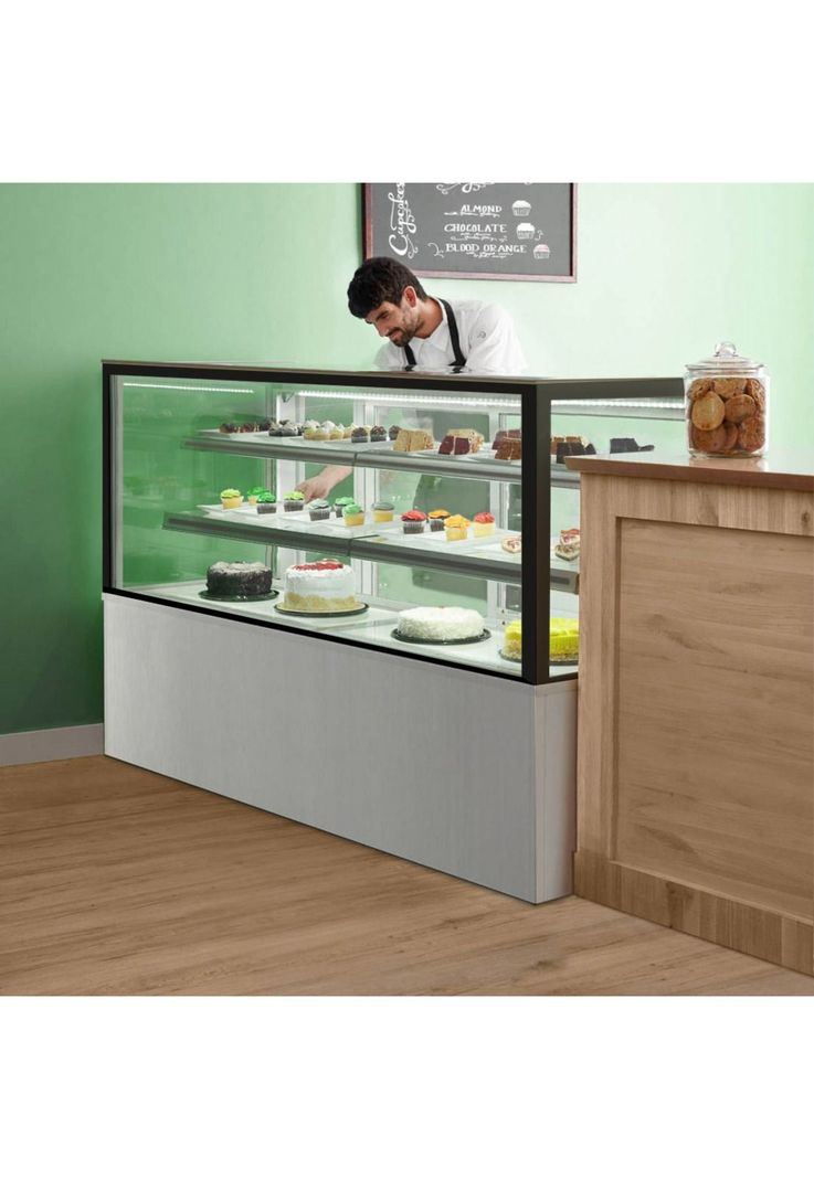 VITRINA PASTELERA RECTA 90 CM MOD CS-900R2-1