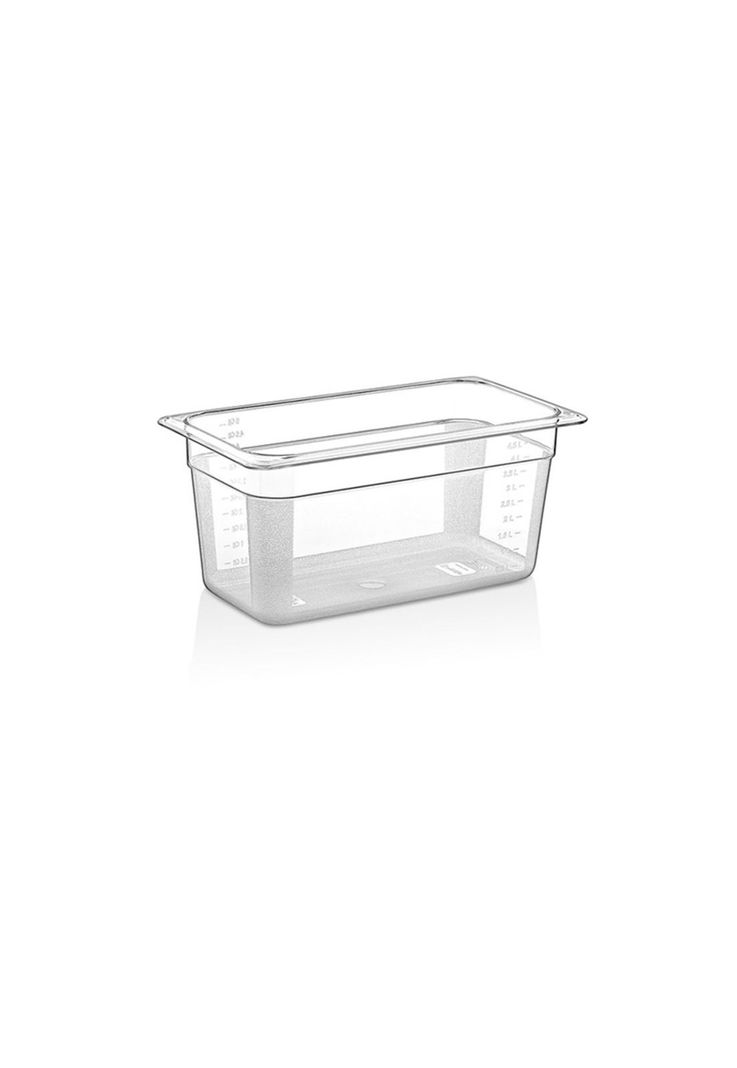 CONTENEDOR POLICARBONATO TRANSPARENTE 1/3x15 CMS-0