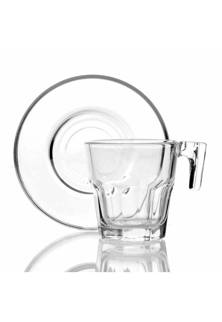 Set De 6 Taza De Cafe C/platillo 70 Cc. Casablanca-0