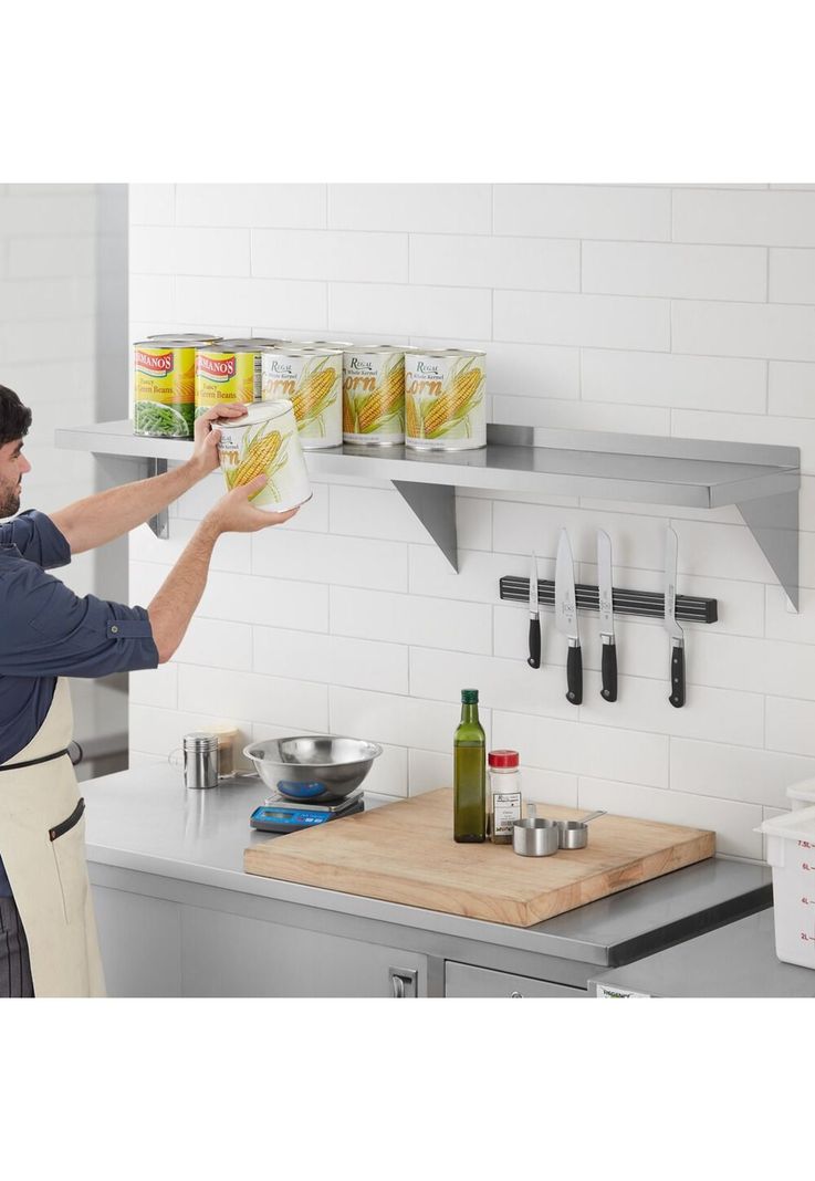 REPISA MURAL ACERO INOX MED. 140 x 30 cm-3
