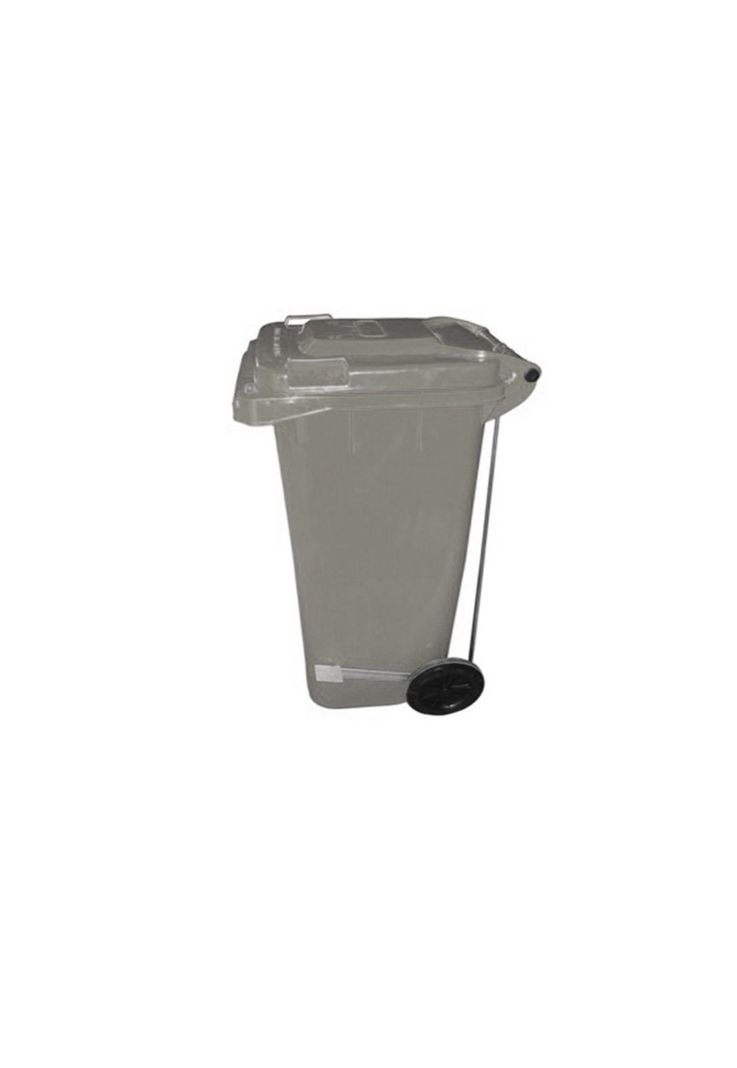 BASURERO CON PEDAL 100 lts COLOR GRIS-0