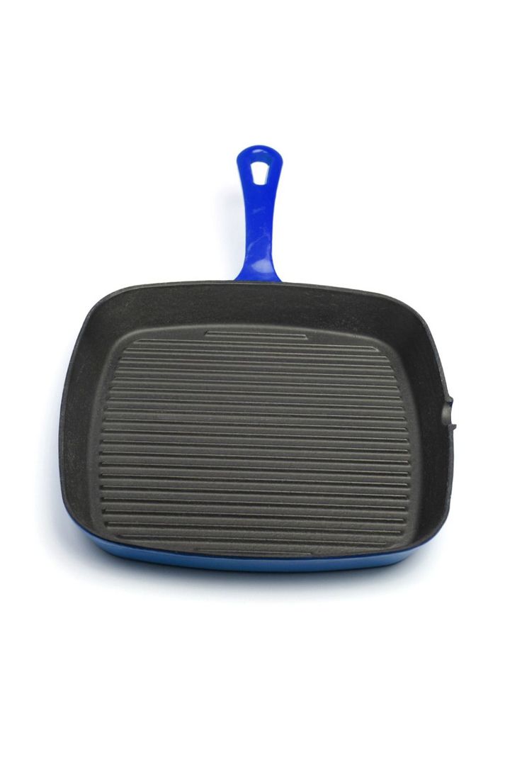 SARTEN HIERRO RECTANGULAR  AZUL 24-3