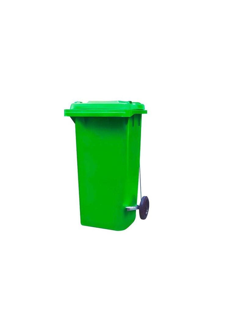 BASURERO CON PEDAL 120 LTS. COLOR VERDE-1