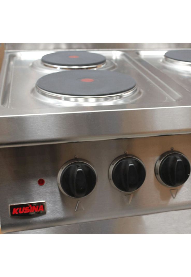COCINA ELECTRICA 4 PLATOS CON HORNO-6