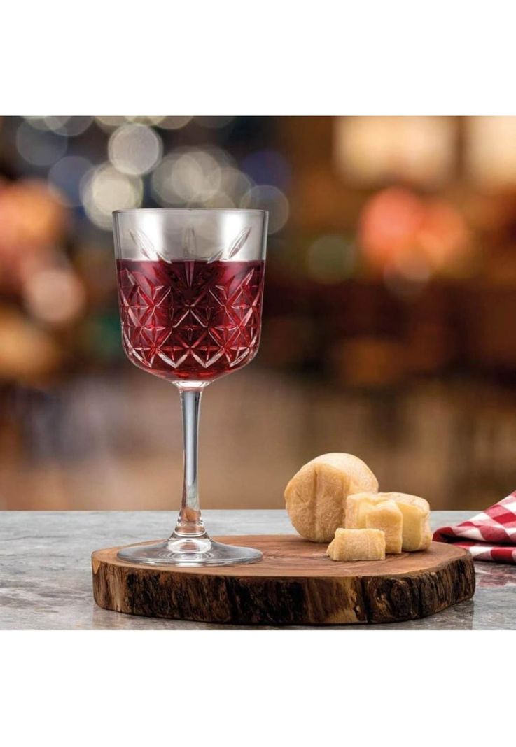 Set De 4 Copas De Vino Tinto 330 Ml Linea Timelles-1
