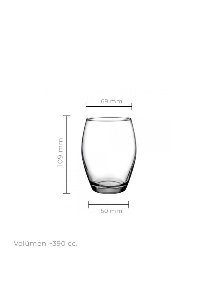 Set De 6 Vaso De Whisky 390 Cc. Linea Monte Carlo-3