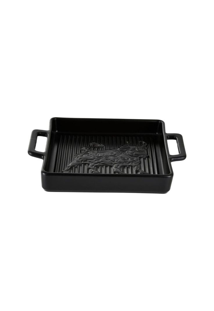 FUENTE CUADRADA GRILL CERÁMICA GRES 22X17X3-0