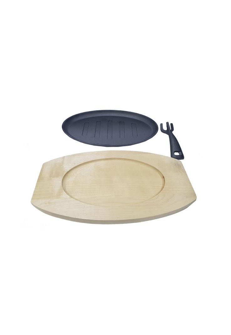 SARTEN DE HIERRO OVALADO CON BASE 27 cm-1