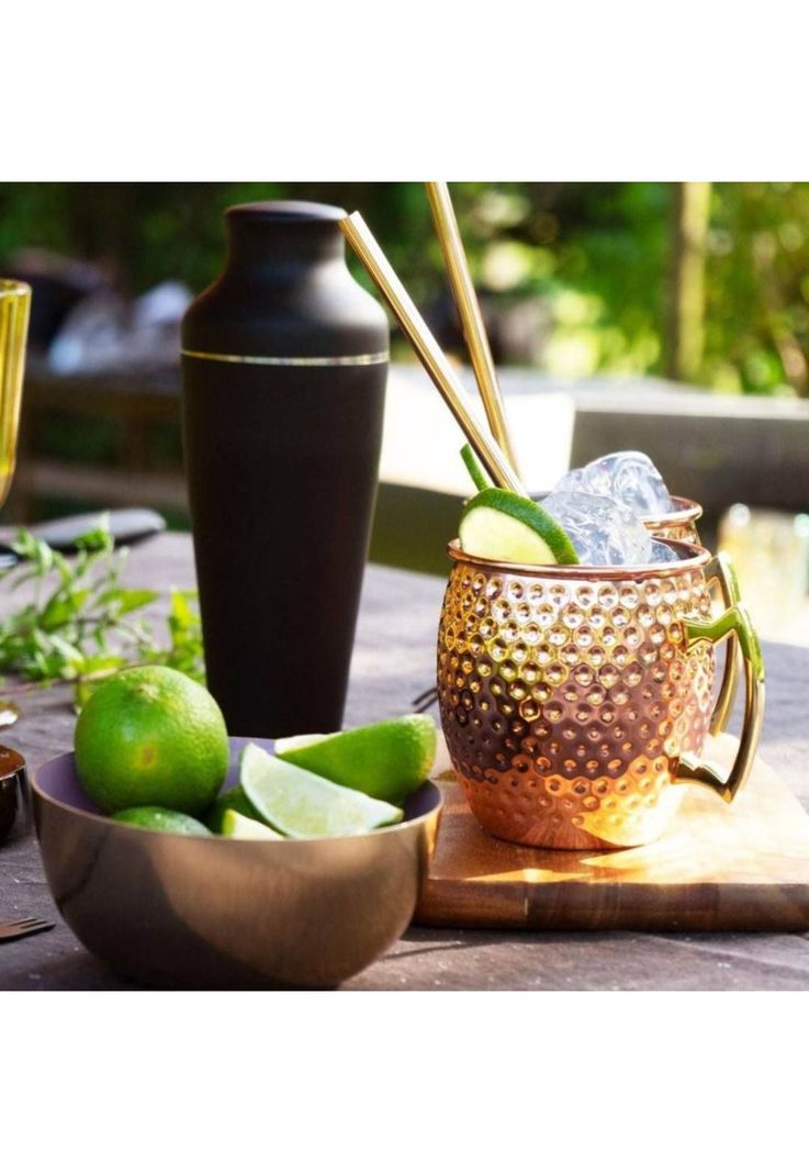 Set de 2 Mug Moscow Mule Vasos Cobre Cóctel 500cc-1