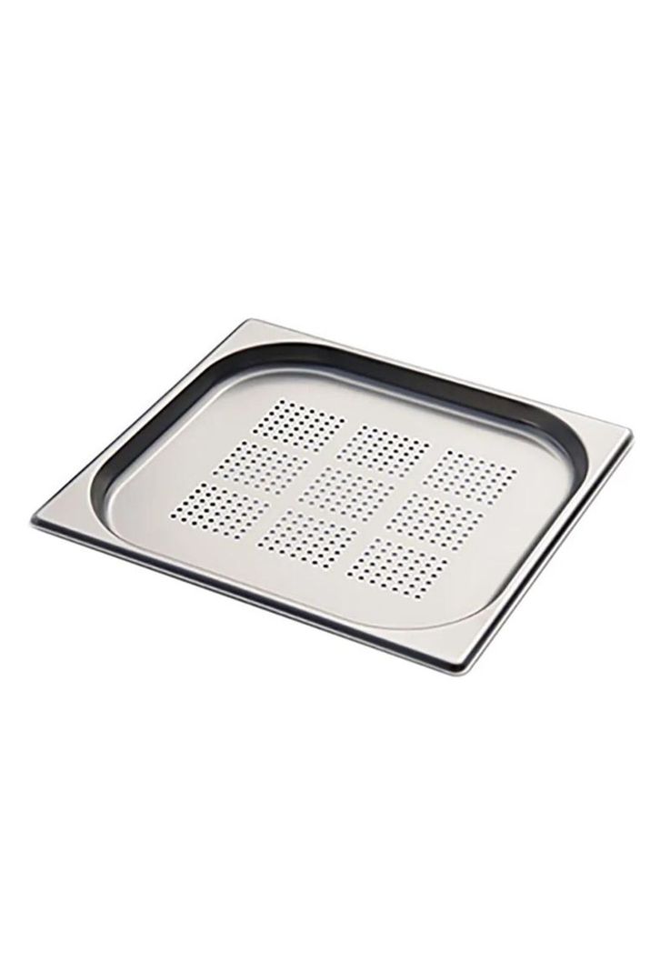 Contenedor Gastronomico Perforado Gn 2/3 X 2 Cm Ac Inox-0