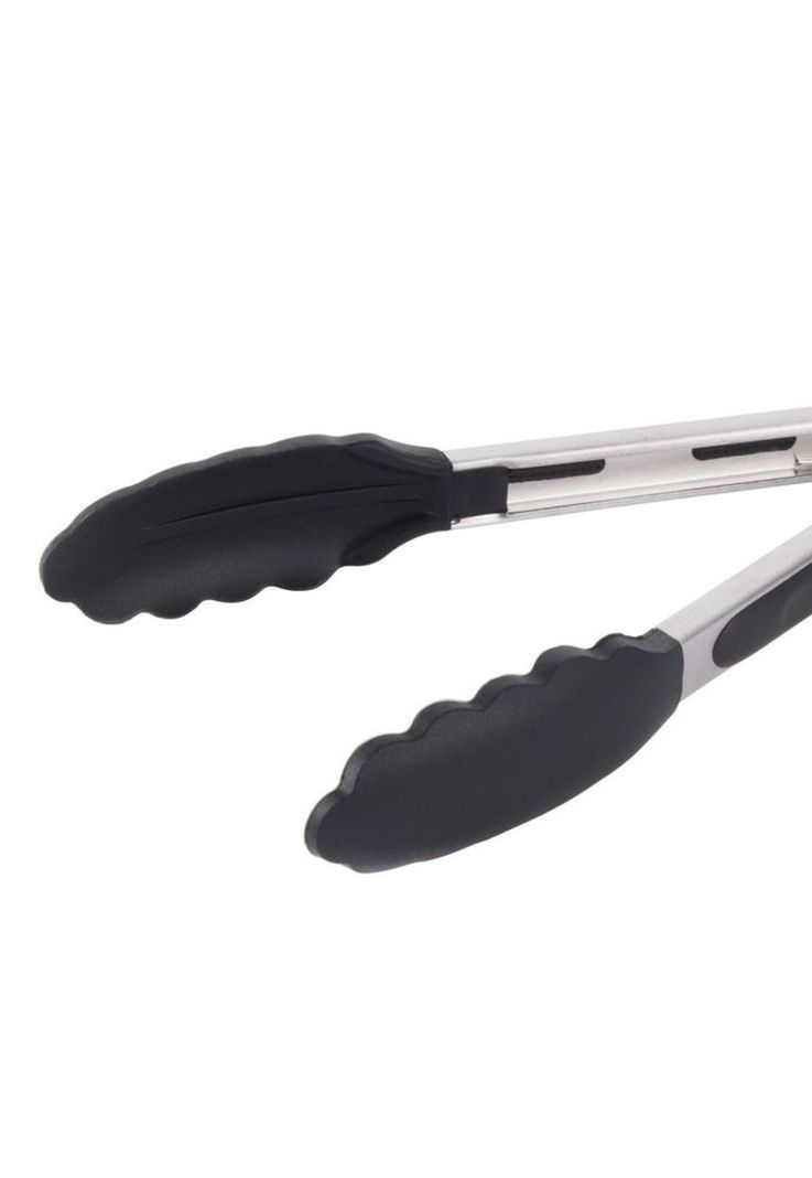 Tenaza Acero Inox Con Punta De Silicona 23 Cm-1