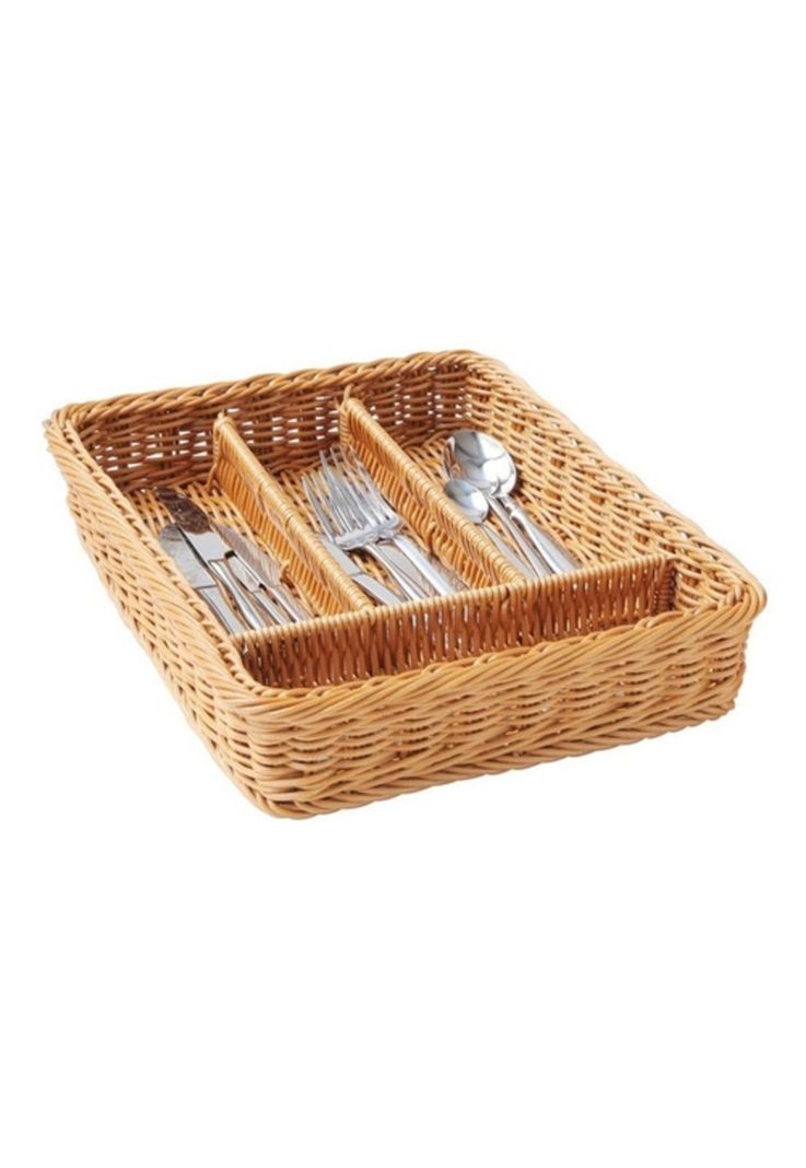 Canasto Rattan Heavy Duty 36X25X7.5 Cm-1