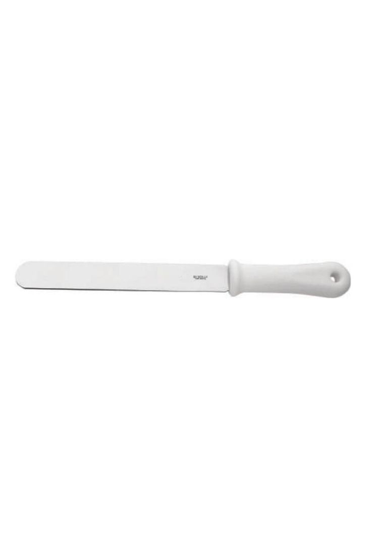 ESPATULA PASTELERA 20CM MANGO BLANCO-0