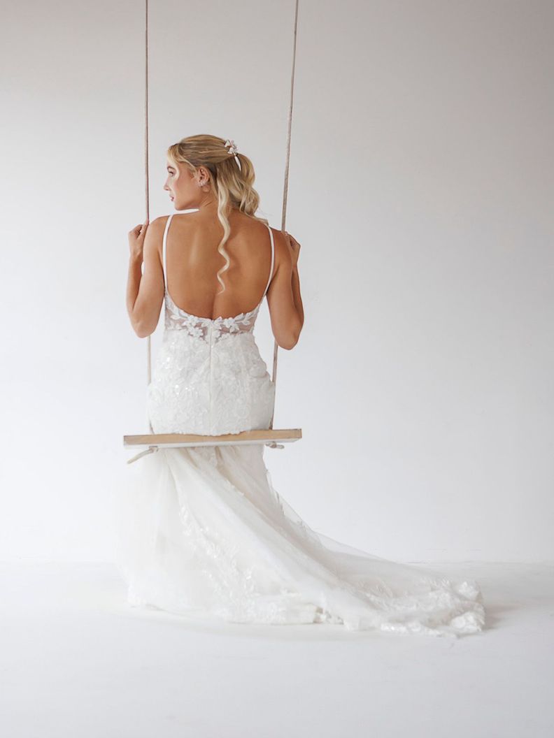 Vestido de Novia Gracia estilo Sirena Dulce Novia-2