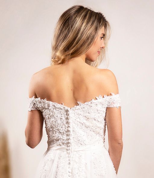 Vestido de Novia Loreto falda de Tull-3