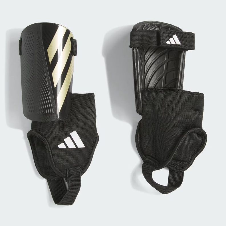 CANILLERAS ADIDAS TIRO MATCH PARA NIÑOS NEGRO/DORADO | IP39-0