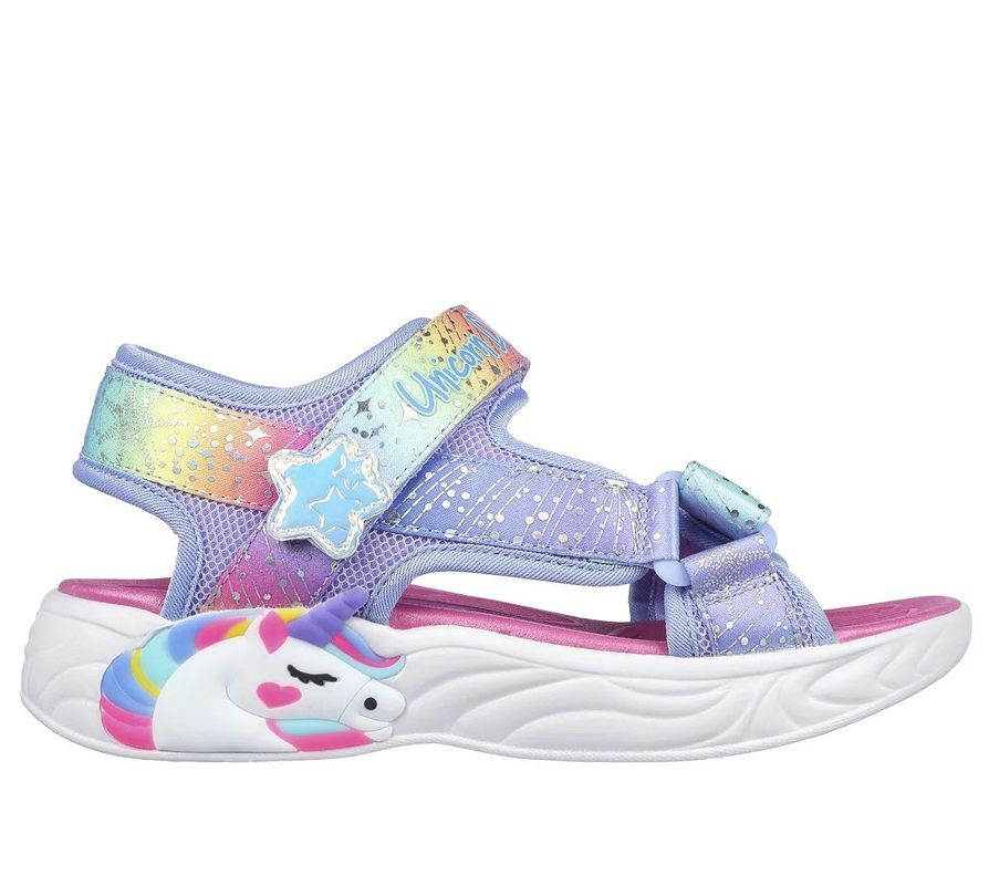 SANDALIAS SKECHER UNICORN DREAMS (LUCES) NIÑAS 302682L-BLMT-1