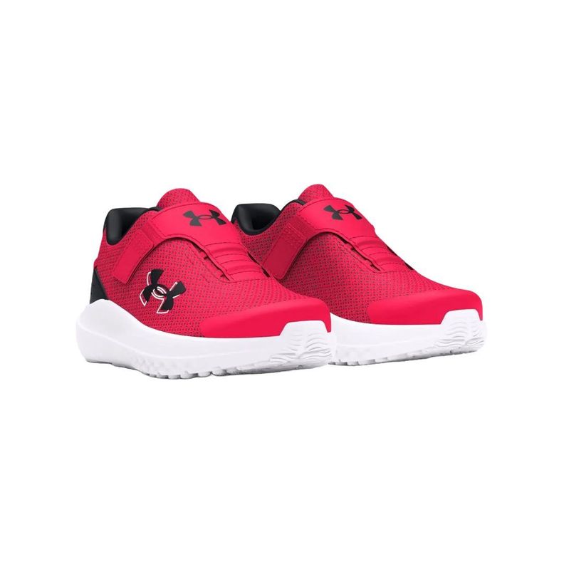 ZAPATILLA NIÑOS UNDER ARMOUR SURGE 4 AC ROJO | 3027105-600-4