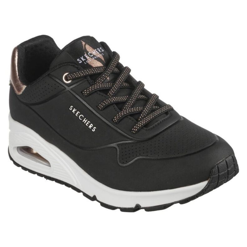 ZAPATILLAS SKECHERS UNO SHIMMER AWAY 155196-BLK-0