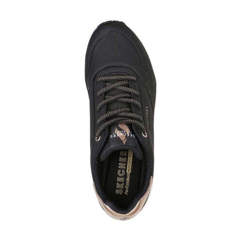 ZAPATILLAS SKECHERS UNO SHIMMER AWAY 155196-BLK-1