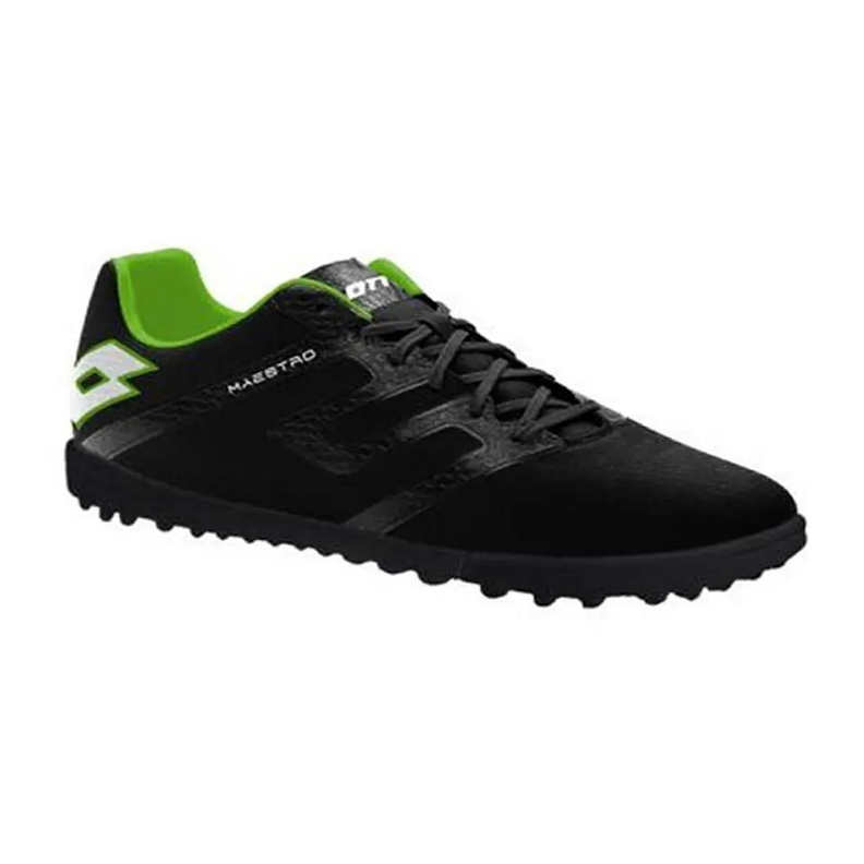 Zapato Baby Futbol Lotto Maestro TF Negro Infantil J0178/1-0