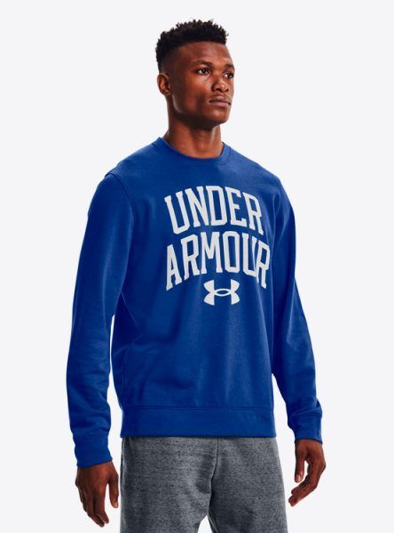 POLERON UNDER ARMOUR RIVAL TERRY CREW AZUL | 1361561-432-2