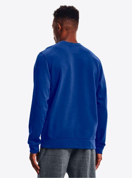 POLERON UNDER ARMOUR RIVAL TERRY CREW AZUL | 1361561-432-3