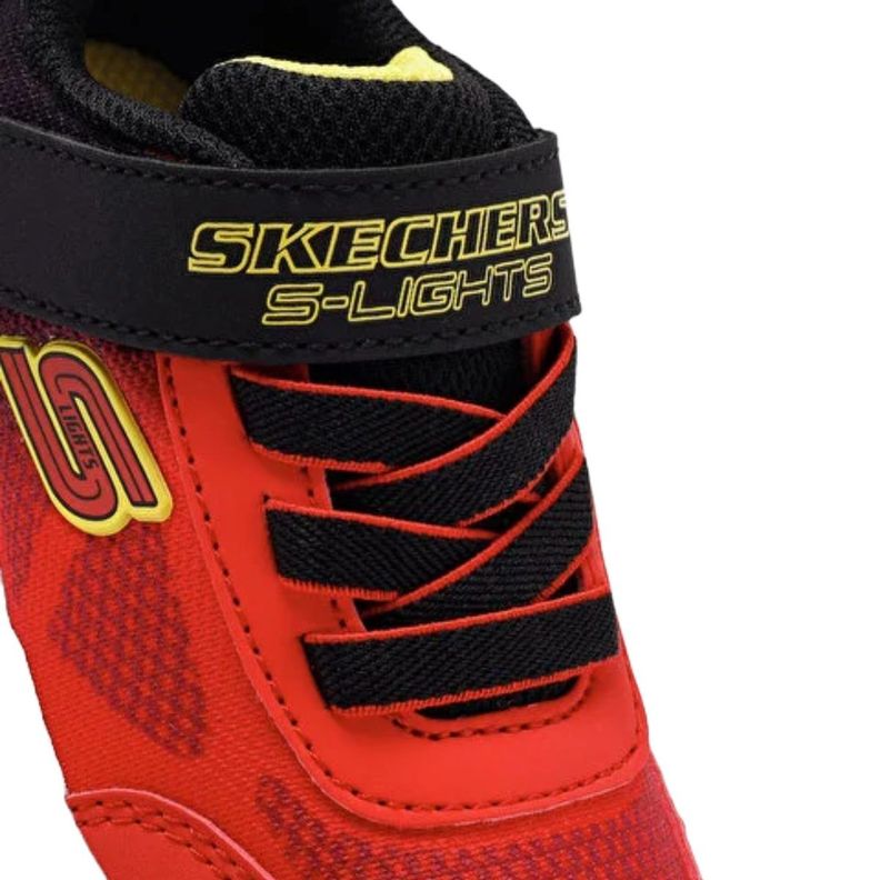 ZAPATILLAS SKECHERS METEOR KRENDOX INFANTIL 401495N-RDBK-1