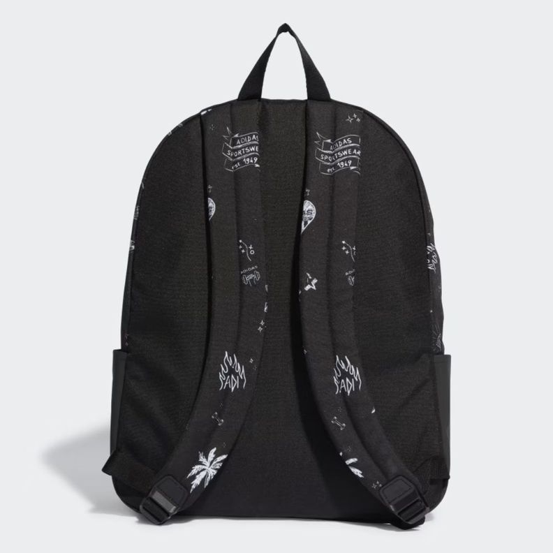 MOCHILA ADIDAS CLASSIC NEGRO/BLANCO | IJ5632-1