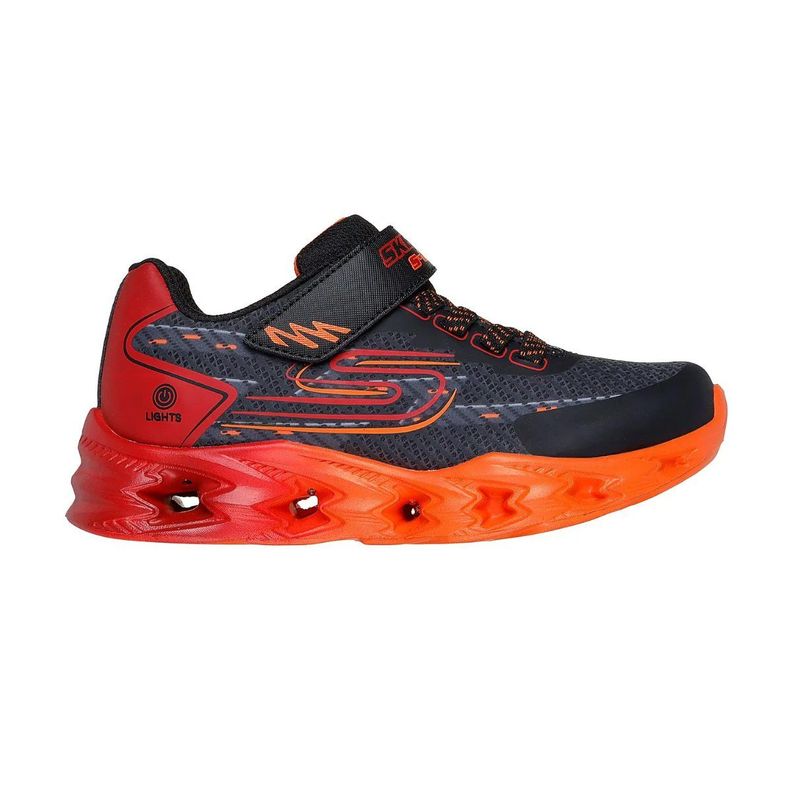 ZAPATILLAS SKECHERS VORTEX 2.0 INFANTIL 400604L-BKRD-4