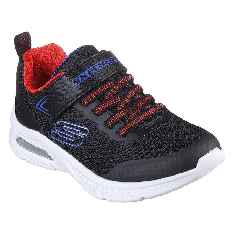 ZAPATILLAS SKECHERS MICROSPEC MAX NIÑOS 403818L-BKRB-0