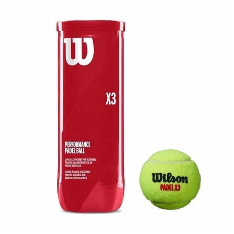 [PACK DE 3] PELOTAS DE PÁDEL WILSON | WILWR8900801001-0