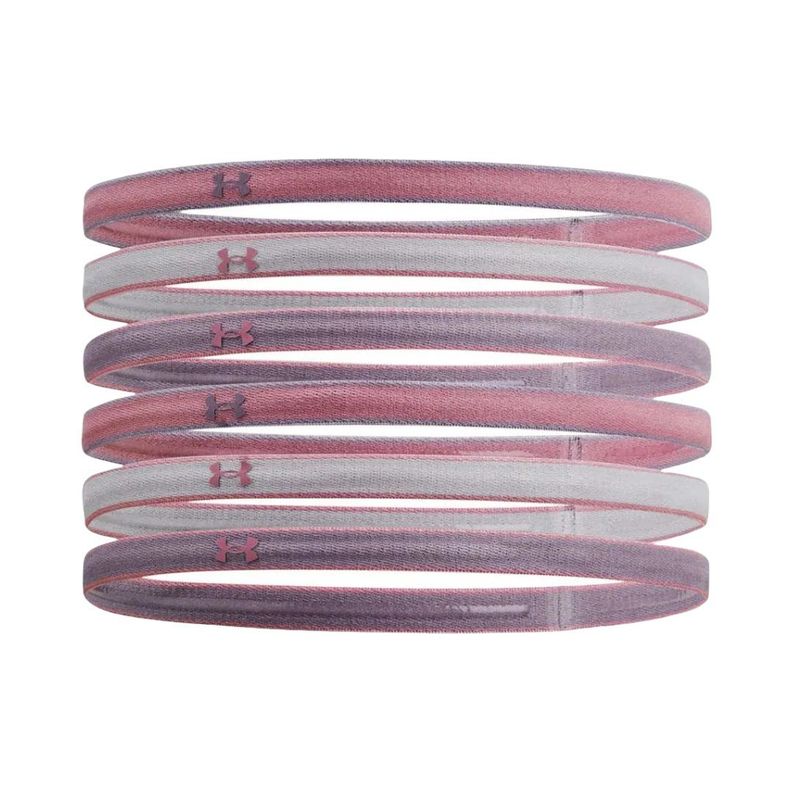 [6-PACK] CINTILLOS UNDER ARMOUR MINI ROSADOS  | 1286016-698-0
