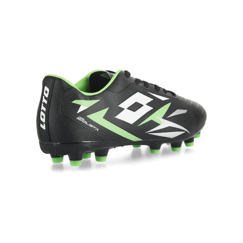 Zapatillas Fútbol Lotto Solista Fg Negro/verde Adulto J0442-1