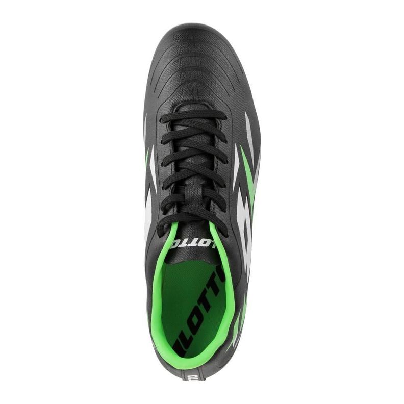 Zapatillas Fútbol Lotto Solista Fg Negro/verde Adulto J0442-2