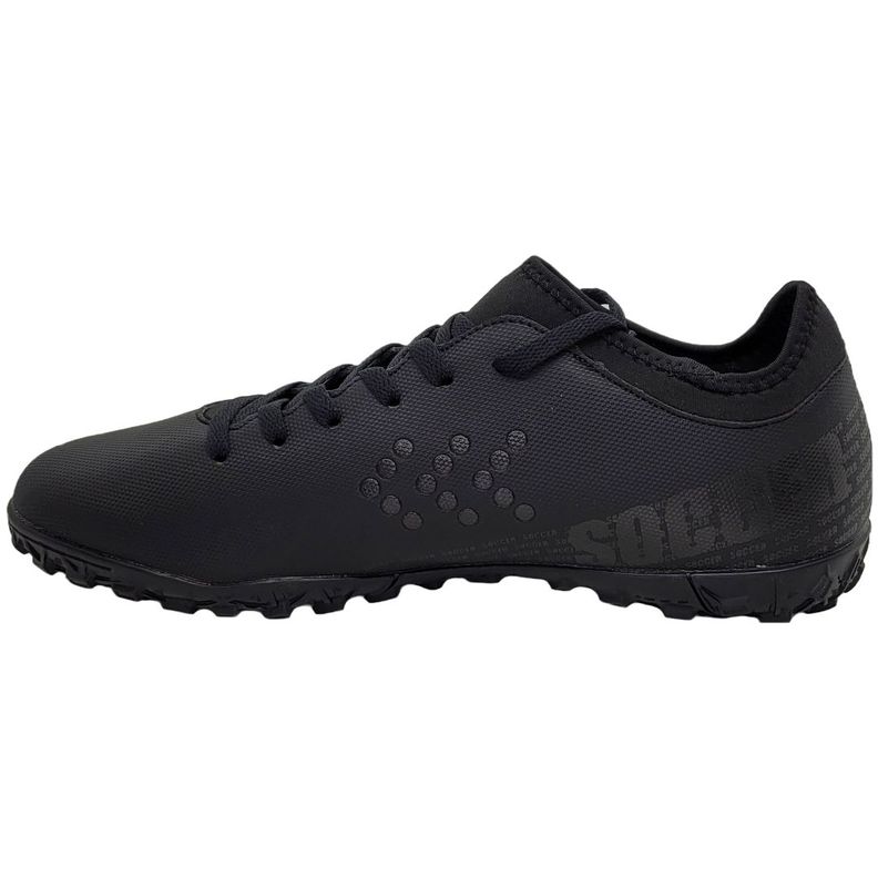ZAPATILLAS SOCCER BABY FÚTBOL ADULTO NEGRO SB-8-1