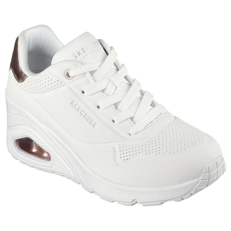 ZAPATILLAS SKECHERS MUJER UNO WEDGE HI STEPS | 177520-WHT-0