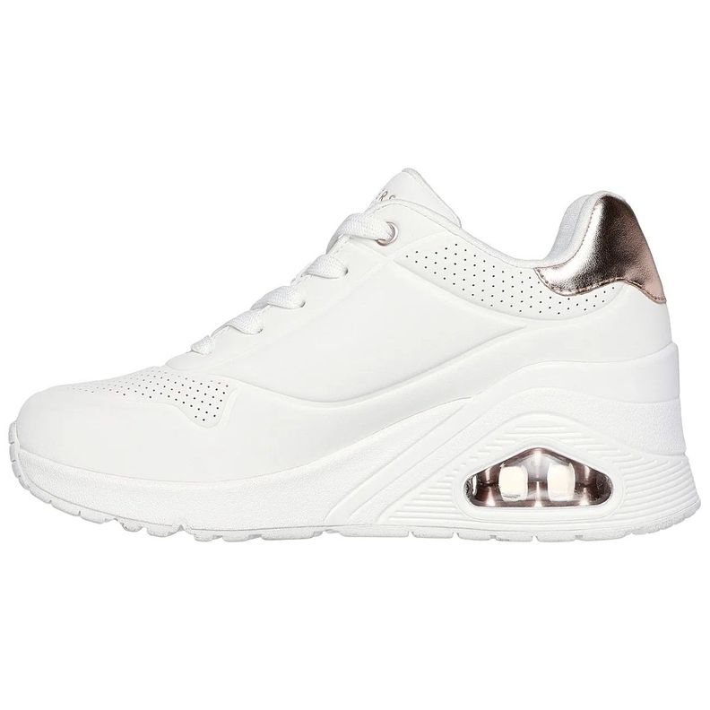 ZAPATILLAS SKECHERS MUJER UNO WEDGE HI STEPS | 177520-WHT-1