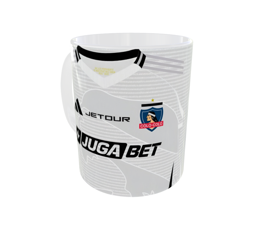 Taza Colo Colo Diseño Camiseta Ideal Para Hinchas-1