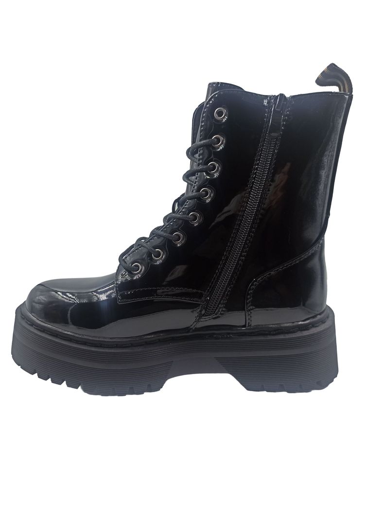 Bota Negra de Charol-1